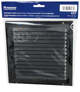Renson 1057987 - opbouw schoepenr kader gaas 437 (200x200) ral 9005 zwart | 2 stuks - afbeelding 4