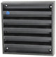 Renson 1057988 - opbouwmuurrooster met gaas 431 (165x165) ral 9005 zwart | 2 stuks