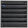 Renson 1057988 - opbouwmuurrooster met gaas 431 (165x165) ral 9005 zwart | 2 stuks