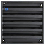 Renson 1057988 - opbouwmuurrooster met gaas 431 (165x165) ral 9005 zwart | 2 stuks - afbeelding 2