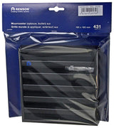 Renson 1057988 - opbouwmuurrooster met gaas 431 (165x165) ral 9005 zwart | 2 stuks - afbeelding 4