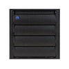 Renson 1057998 - dampkaprooster 433 (173x173) ral 9005 zwart | 2 stuks