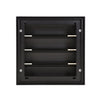 Renson 1057998 - dampkaprooster 433 (173x173) ral 9005 zwart | 2 stuks