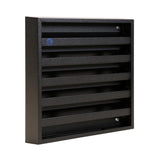 Renson 1058000 - opbouwmuurrooster met gaas 431 (165x165) ral 9005 zwart | 2 stuks - afbeelding 1