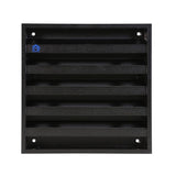 Renson 1058000 - opbouwmuurrooster met gaas 431 (165x165) ral 9005 zwart | 2 stuks - afbeelding 2