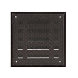 Renson 1058000 - opbouwmuurrooster met gaas 431 (165x165) ral 9005 zwart | 2 stuks - afbeelding 3