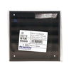 Renson 1058000 - opbouwmuurrooster met gaas 431 (165x165) ral 9005 zwart | 2 stuks