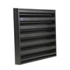 Renson 1058001 - opbouwmuurrooster met gaas 431 (225x225) str 9005 zwart | 2 stuks