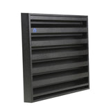 Renson 1058001 - opbouwmuurrooster met gaas 431 (225x225) str 9005 zwart | 2 stuks - afbeelding 1