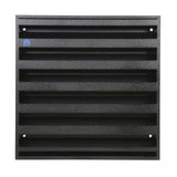 Renson 1058001 - opbouwmuurrooster met gaas 431 (225x225) str 9005 zwart | 2 stuks - afbeelding 2