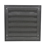 Renson 1058001 - opbouwmuurrooster met gaas 431 (225x225) str 9005 zwart | 2 stuks - afbeelding 3