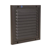 Renson 1058002 - opbouw schoepenr kader gaas 437 (150x150) ral 9005 zwart | 2 stuks - afbeelding 1