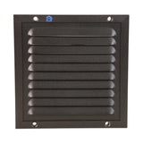 Renson 1058002 - opbouw schoepenr kader gaas 437 (150x150) ral 9005 zwart | 2 stuks - afbeelding 2