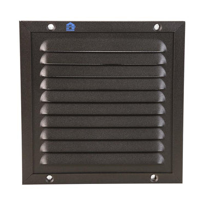 Renson 1058002 - opbouw schoepenr kader gaas 437 (150x150) ral 9005 zwart | 2 stuks
