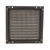 Renson 1058002 - opbouw schoepenr kader gaas 437 (150x150) ral 9005 zwart | 2 stuks