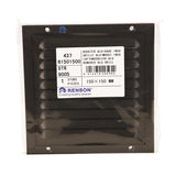 Renson 1058002 - opbouw schoepenr kader gaas 437 (150x150) ral 9005 zwart | 2 stuks - afbeelding 4