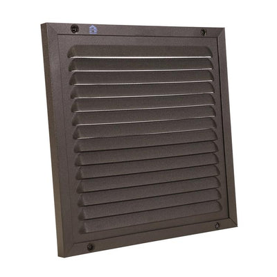 Renson 1058003 - opbouw schoepenr kader gaas 437 (200x200) ral 9005 zwart | 2 stuks