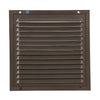 Renson 1058003 - opbouw schoepenr kader gaas 437 (200x200) ral 9005 zwart | 2 stuks