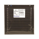 Renson 1058003 - opbouw schoepenr kader gaas 437 (200x200) ral 9005 zwart | 2 stuks - afbeelding 4