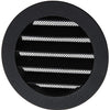 Renson 1057993 - inbouw rond schoepenr met gaas434r dia 100 ral 9005 zwart | 10 stuks
