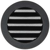 Renson 1057993 - inbouw rond schoepenr met gaas434r dia 100 ral 9005 zwart | 10 stuks - afbeelding 2