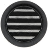 Renson 1057993 - inbouw rond schoepenr met gaas434r dia 100 ral 9005 zwart | 10 stuks
