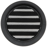 Renson 1057993 - inbouw rond schoepenr met gaas434r dia 100 ral 9005 zwart | 10 stuks - afbeelding 3