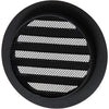 Renson 1057993 - inbouw rond schoepenr met gaas434r dia 100 ral 9005 zwart | 10 stuks