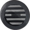 Renson 1057993 - inbouw rond schoepenr met gaas434r dia 100 ral 9005 zwart | 10 stuks