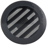 Renson 1057993 - inbouw rond schoepenr met gaas434r dia 100 ral 9005 zwart | 10 stuks - afbeelding 6