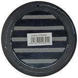 Renson 1057993 - inbouw rond schoepenr met gaas434r dia 100 ral 9005 zwart | 10 stuks - afbeelding 7