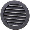 Renson 1057994 - inbouw rond schoepenr met gaas434r dia 125 ral 9005 zwart | 10 stuks