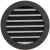 Renson 1057994 - inbouw rond schoepenr met gaas434r dia 125 ral 9005 zwart | 10 stuks