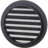 Renson 1057994 - inbouw rond schoepenr met gaas434r dia 125 ral 9005 zwart | 10 stuks