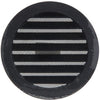 Renson 1057994 - inbouw rond schoepenr met gaas434r dia 125 ral 9005 zwart | 10 stuks