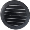 Renson 1057994 - inbouw rond schoepenr met gaas434r dia 125 ral 9005 zwart | 10 stuks