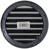 Renson 1057994 - inbouw rond schoepenr met gaas434r dia 125 ral 9005 zwart | 10 stuks