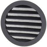 Renson 1057995 - inbouw rond schoepenr met gaas434r dia 150 ral 9005 zwart | 10 stuks - afbeelding 1