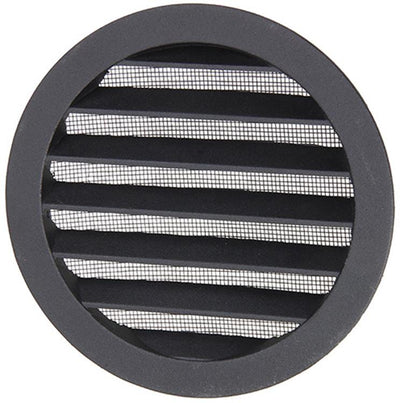 Renson 1057995 - inbouw rond schoepenr met gaas434r dia 150 ral 9005 zwart | 10 stuks