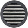 Renson 1057995 - inbouw rond schoepenr met gaas434r dia 150 ral 9005 zwart | 10 stuks