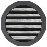 Renson 1057995 - inbouw rond schoepenr met gaas434r dia 150 ral 9005 zwart | 10 stuks - afbeelding 2