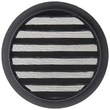 Renson 1057995 - inbouw rond schoepenr met gaas434r dia 150 ral 9005 zwart | 10 stuks - afbeelding 3