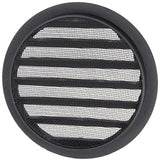 Renson 1057995 - inbouw rond schoepenr met gaas434r dia 150 ral 9005 zwart | 10 stuks - afbeelding 4