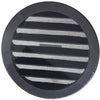Renson 1057995 - inbouw rond schoepenr met gaas434r dia 150 ral 9005 zwart | 10 stuks