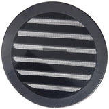 Renson 1057995 - inbouw rond schoepenr met gaas434r dia 150 ral 9005 zwart | 10 stuks - afbeelding 5