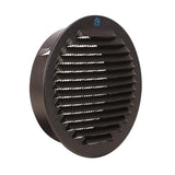 Renson 1057997 - inbouw rond schoepenr met gaas435r dia 150 ral 9005 zwart | 5 stuks - afbeelding 1