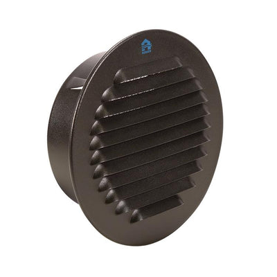 Renson 1057996 - inbouw rond schoepenr met gaas435r dia 115 ral 9005 zwart | 5 stuks