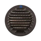 Renson 1059761 - inbouw rond schoepenr met gaas435r dia 100 ral 9005 zwart | 8 stuks - afbeelding 2