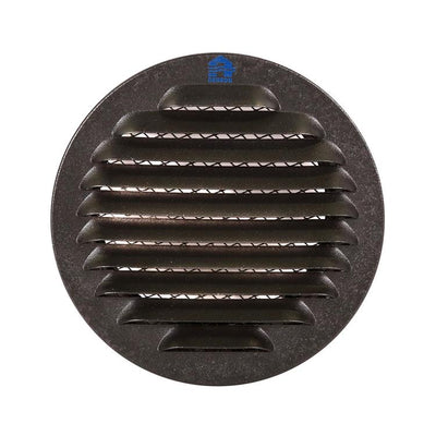 Renson 1059761 - inbouw rond schoepenr met gaas435r dia 100 ral 9005 zwart | 8 stuks