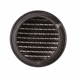 Renson 1059761 - inbouw rond schoepenr met gaas435r dia 100 ral 9005 zwart | 8 stuks - afbeelding 3